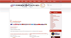 Desktop Screenshot of powerliftingslovakia.com